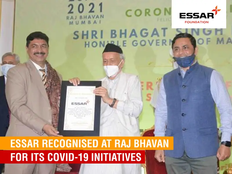 ESSAR-RECOGNISED-AT-RAJ-BHAVAN-FOR-ITS-COVID-19-INITIATIVES