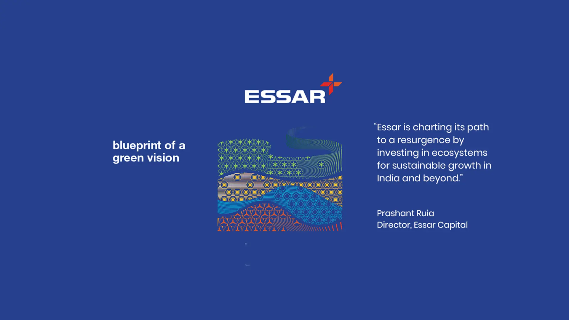 Essar unveils blueprint for green economy at India Energy Week