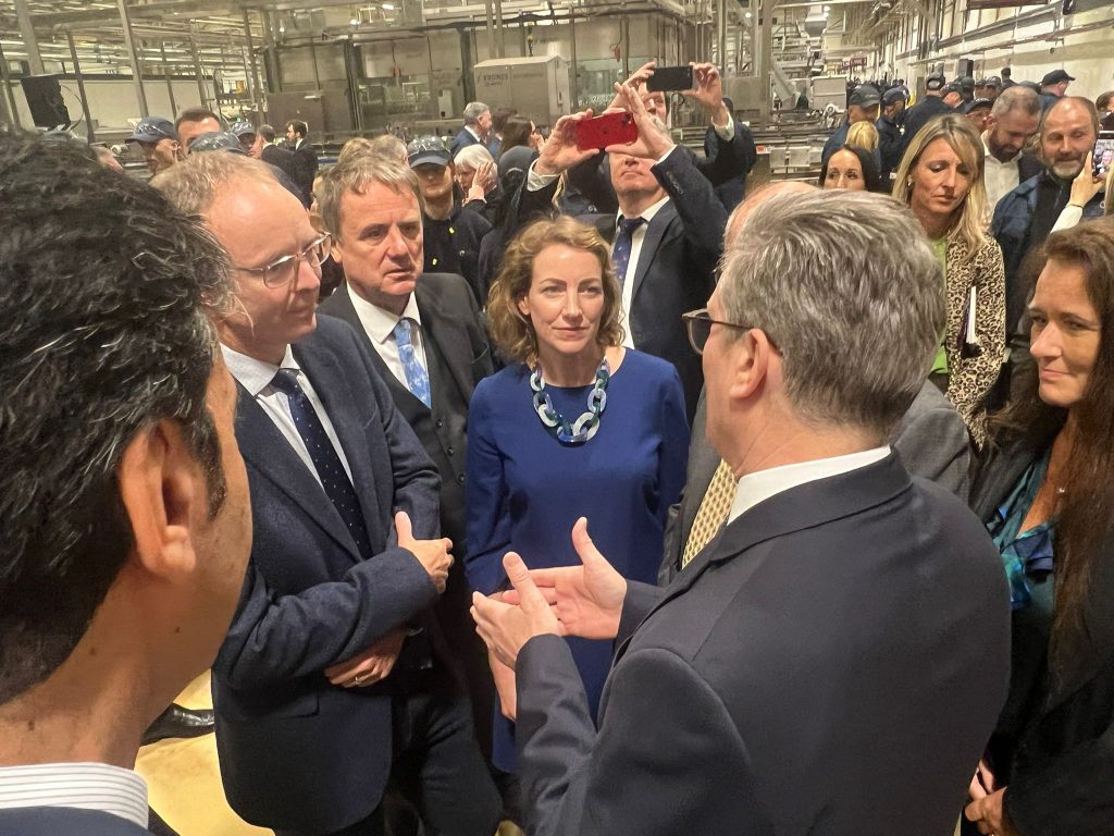 Ruth Herbert, Managing Director, Business Development and Strategic Initiatives - EET with the Prime Minister of the United Kingdom, Sir Keir Starmer.