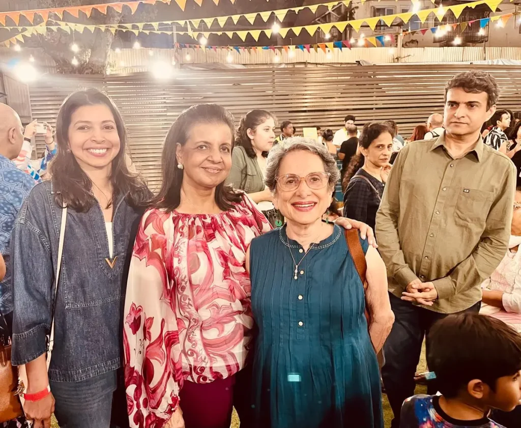 Mrs Madhu Ruia and Ms. Smiti Kanodia with Author Bachi Karkaria