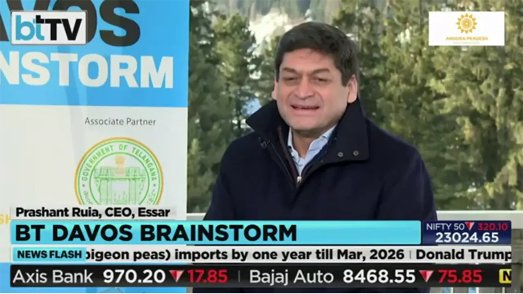 Prashant Ruia in conversation with ‪Business Today at WEF Davos 2025